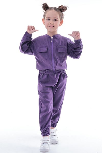 MAXI DRY Gabardine Pocket Top and Bottom Set, Ages 3-10