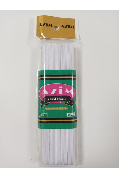 Blue Home Азім Плоска гума 10 м № 2 Біла