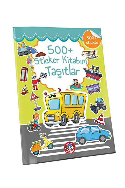 Çocuk Akademi 500 Sticker Kitabım Taşıtlar