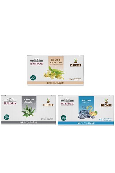 Fitomer Herbal Tea Set Special for Winter (Sage - Winter - Linden Flower Tea)