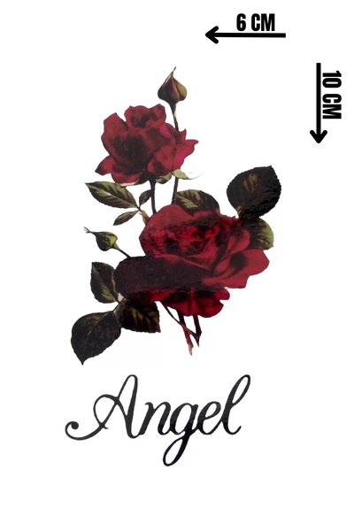 Barly Geçici Gül Figürlü Dövme Tattoo
