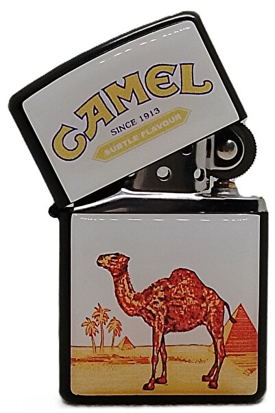 ATA TANITIM Camel Logolu Benzinli Çakmak Ve X-lıte Benzin (125 ml)+20 Ç.Taşı+10 Fitil Çok Ekonomik Büyük Set