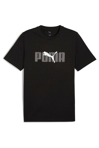 Puma T-shirt Puma Ess Logo Lab Tee, Μαύρο, Ανδρικό