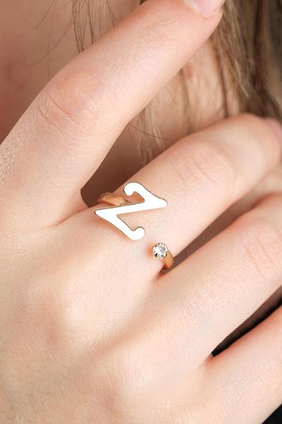 Jack Ferrero Gold Non-Darking Letter Ring