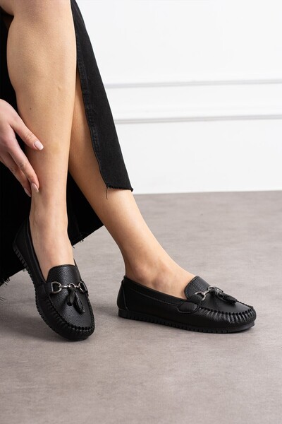 Bermody Pantofi de balerină de zi cu zi pentru birou, confortabili, cu talpă ...