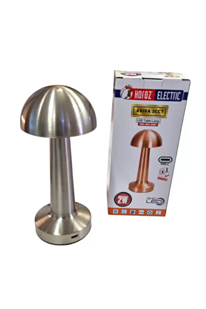 Flower Toys Aviva Dokunmatik Masa Lambası Şarjlı Dekoratif Dimli Başucu Lamba...