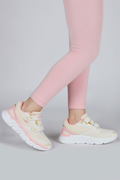 Jump 30002 Beige - Pink Girl's Sneaker Casual Sneakers