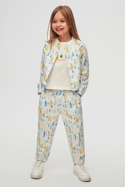 nk kids 4-8 Years Sharp Style Girl's 3-Piece Set-Ecru