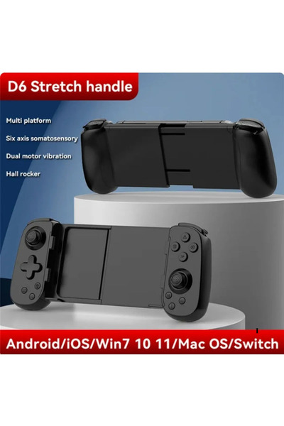 XİRA Telefon Tablet Switch Dönüştürücü Bluetooth Oyun Kolu Gamepad D6