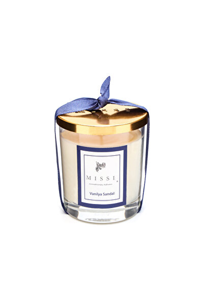 Missi Kapaklı Vanilya Sandal Vegan Mum (140 GR)