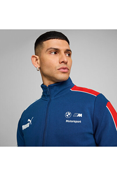 Puma Μπουφάν Puma Bmw Mms Mt7 Sweat Jacket, Μπλε, Ανδρικό