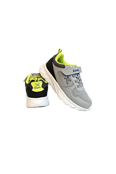 Kinetix Fender Fx Gray Velcro Fuspet Boys' Sports Shoes