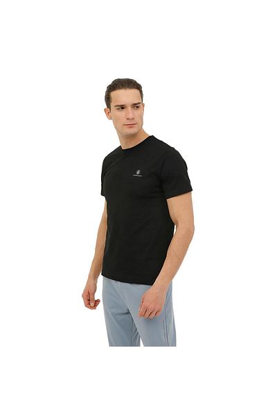 lumberjack Μαύρο ανδρικό μπλουζάκι 4m-ct102 Bsc C Nk T-sh 4fx - 101497371