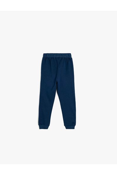 Koton Basic Jogger Sweatpants with Tie Waist Cotton Blend