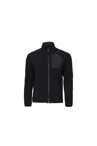 Exuma Ανδρικό Fleece 2312003 -010 - Μαύρο με πλήρες φερμουάρ