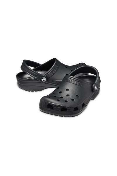 Crocs شبشب أسود كلاسيكي للجنسين