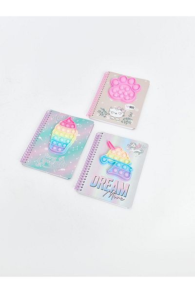 LC Waikiki Lcw Accessories Pop It Printed Wirebound Striped Notebook