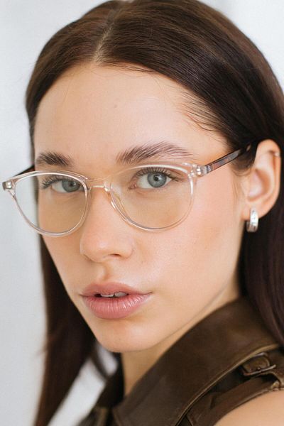 Bilge Karga Adelric Clear Leopard Blue Light Protective Glasses