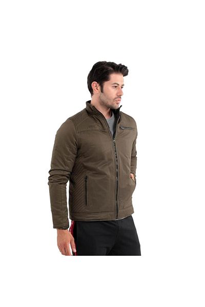 Slazenger Ανδρικό παλτό χακί Harvey St22je005-800