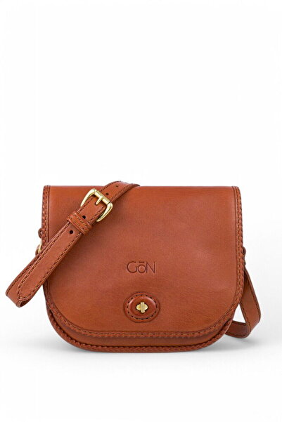 GÖN Hand Made Taba Kadın Çapraz Askılı Çanta Tol