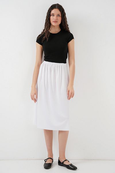 Bigdart 8039 Long Skirt Lining Underskirt - White