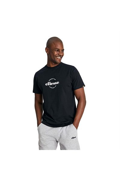 Ellesse Ανδρικό μαύρο μπλουζάκι Lifestyle - EM165-BK