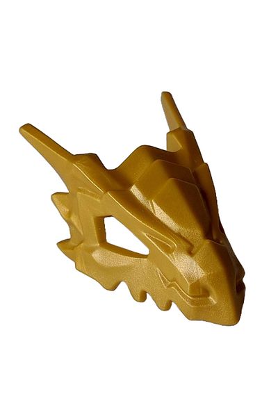 LEGO Ninjago Dragon Accessory Moc Brick Gold Head