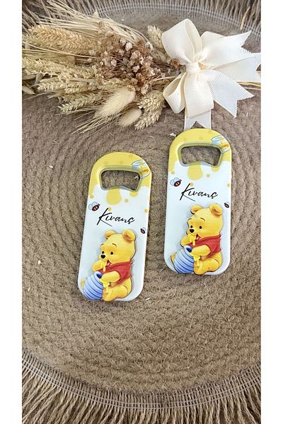 Ege ajans Baby Gift Opener Magnet with 10 Wooden Embossing Figures