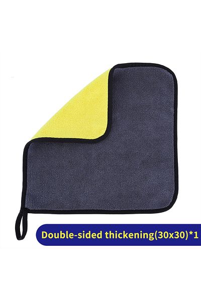 Choice yellow30x30cm 1piece Large size 35cmX75CM Car Microfiber Towels Car wash towel Cleaning Drying Cloth