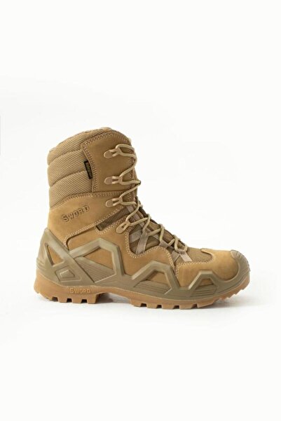 SINGLE SWORD Ss603 Su Geçirmez Bağcıklı Tactical/outdoor Kışlık Askeri Uzun Bej Çöl Botu 41