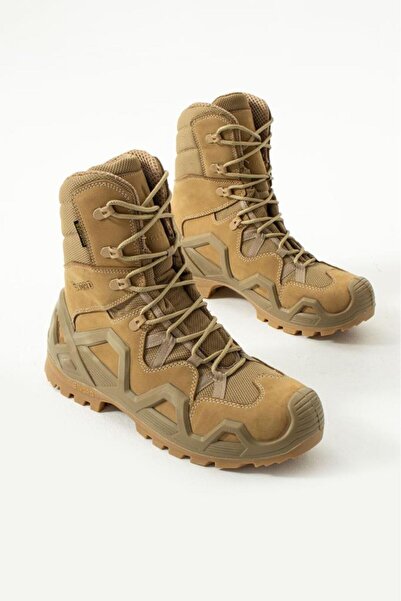 SINGLE SWORD Ss603 Su Geçirmez Bağcıklı Tactical/outdoor Kışlık Askeri Uzun Bej Çöl Botu 41