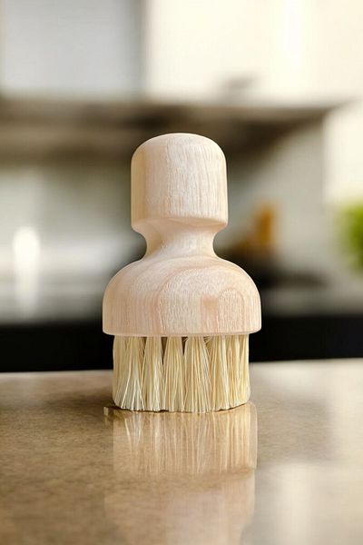 BETSY STUDIO Natural Fruit Vegetable Brush & Dish Brush