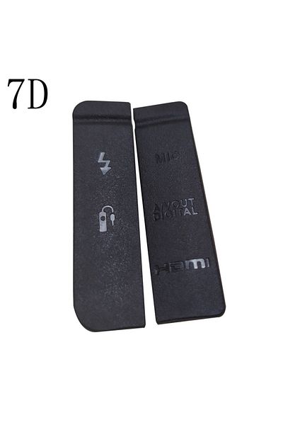 Choice 7D 1set USB/HDMI-compatible DC IN/VIDEO OUT Rubber Door Bottom Cover For Canon EOS 5D 6D 7D 5D3 600D