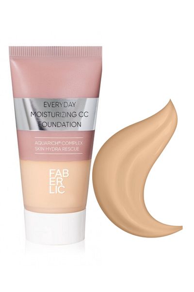 Faberlic Everyday Glam Team - Moisturizing Foundation, Tone "ivory"