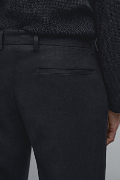 Massimo Dutti %100 keten klasik pantolon