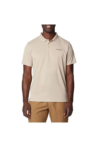 Columbia Tricou polo pentru bărbați de culoare bej - Utilizer Am0126-271