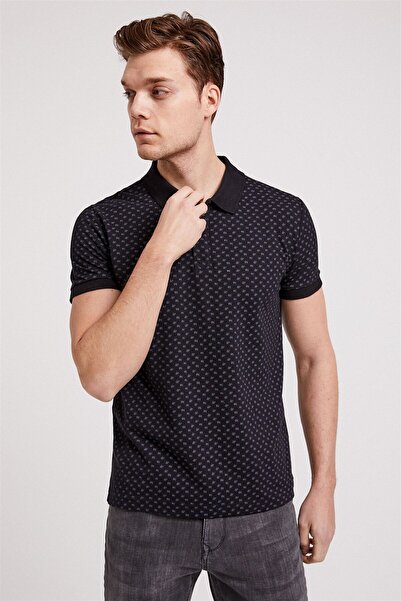 Lee Cooper تي شيرت رجالي من Nature مصنوع من القطن بنسبة 100% مطبوع بياقة بولو...