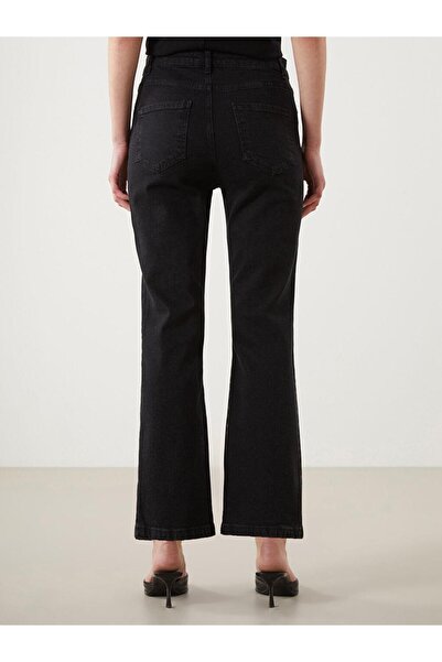 LC Waikiki Beli Lastikli Flare Kadın Jean Pantolon