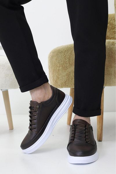 SON OF ROCK Men's Daily Poly Sole Front Elastic Orthopedic Shoes