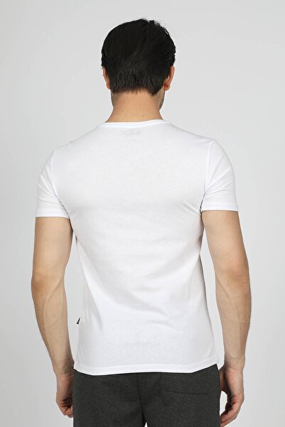 Lee Cooper Mike Men's 100% Cotton O-Neck T-Shirt White