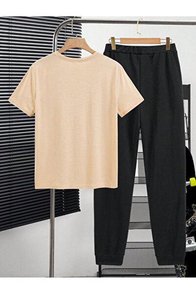 uyguntarz Children's Hand Printed Tracksuit Set