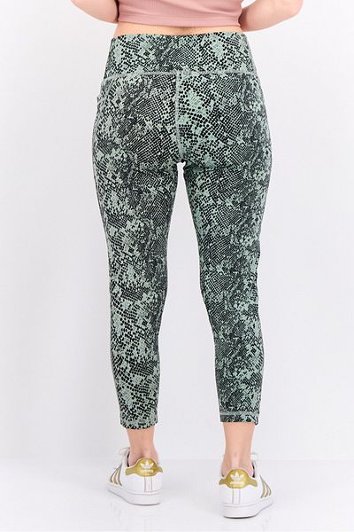 adidas Women Tight Fit Training Leggings, Green