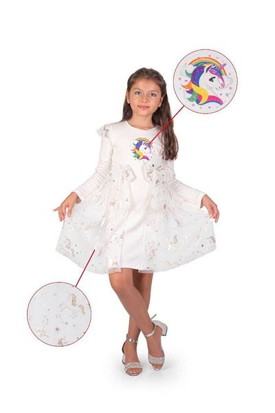 diamondstar Unicorn Dress Party Outfit Birthday and Show Dress Costume