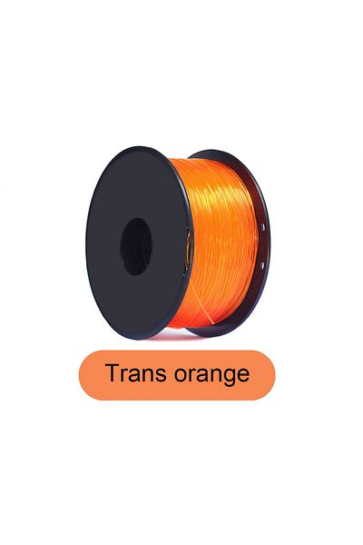 Choice Trans orange TPU 3D Printer Flexible Filament  250g 1.75mm Length 80M