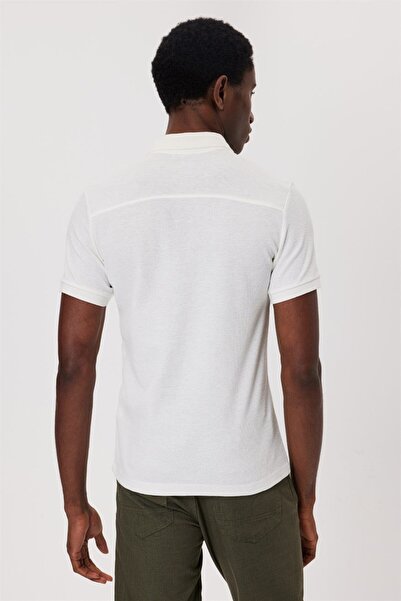 Lee Cooper Ανδρικό μπλουζάκι με λαιμόκοψη από 100% βαμβάκι Tylen εκρού