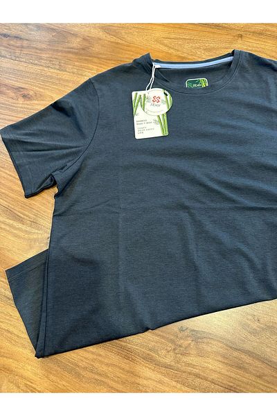 Jiber Ανδρικό μπλουζάκι Comfort Casual από ύφασμα μπαμπού με κοντό μανίκι
