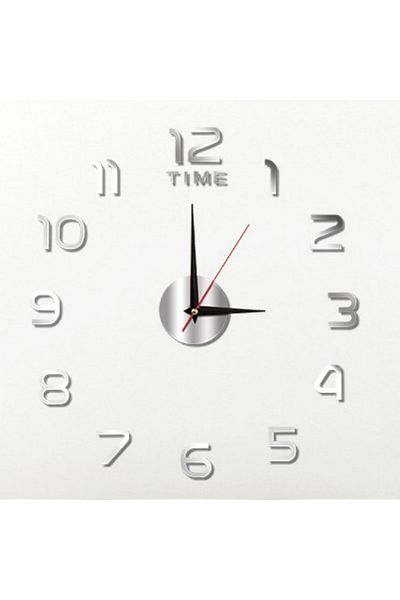 Choice 2d Silver(40CM) 2023 Modern Design Large Wall Clock 3d Diy Quartz Clocks Fashion Watches Acrylic Mir