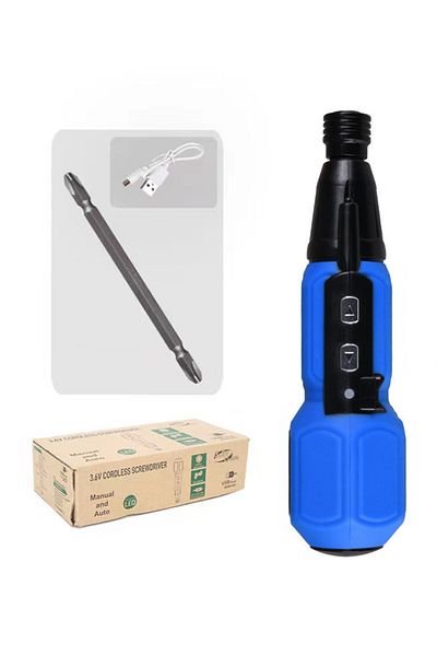 Choice Blacklsd01 Maizhe Rechargeable Electric&manual Duo Screwdriver 3.6v Cordless Mini Power Tool With Le