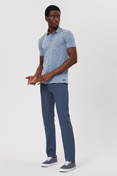 Lee Cooper Ανδρικό μπλουζάκι Jake με λαιμόκοψη παστέλ μπλε