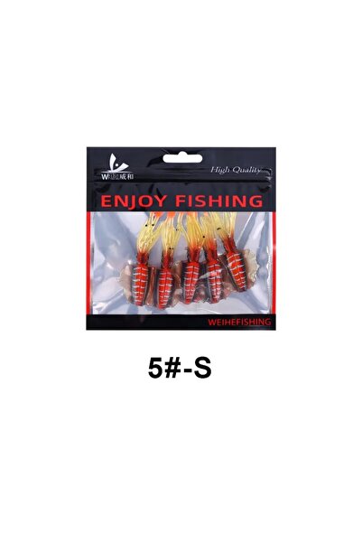 Choice Color5 S WEIHE （5pcs） 7cm/2g 10.5cm/7g soft fishing lure squid fishing...